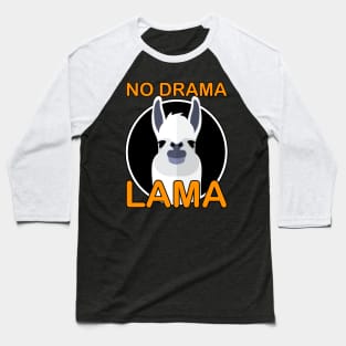 No Drama Lama Alpaka Lamas Funny Baseball T-Shirt